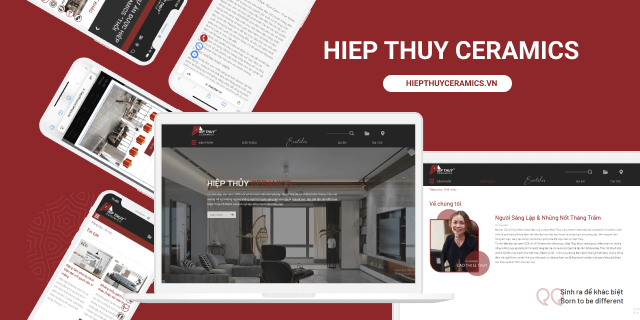 Thiết kế website Hiepthuyceramics